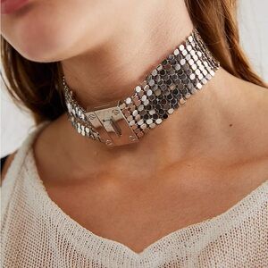 NWT Silver Free People Magic Choker